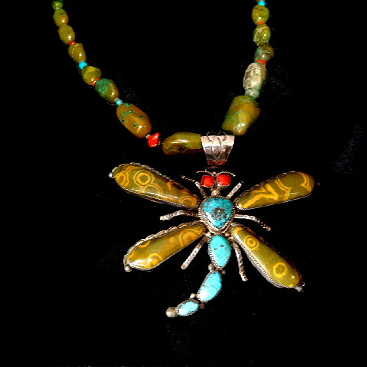 Gertrude Zachary dragonfly necklace