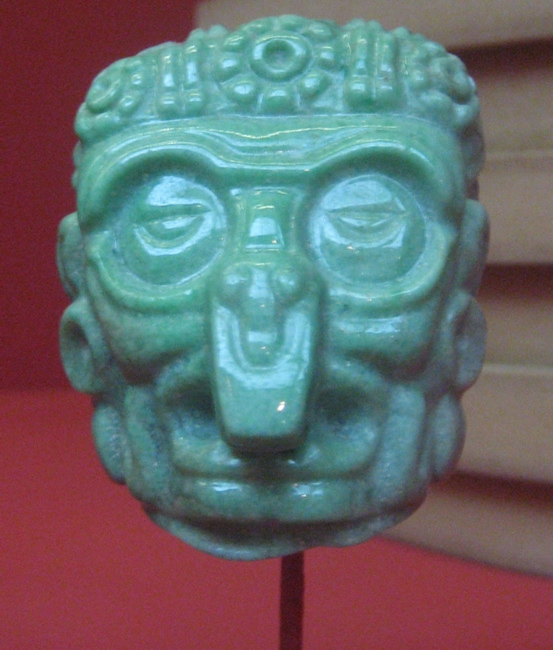 Mayan Jadeite Pendant, LA County Art Museum