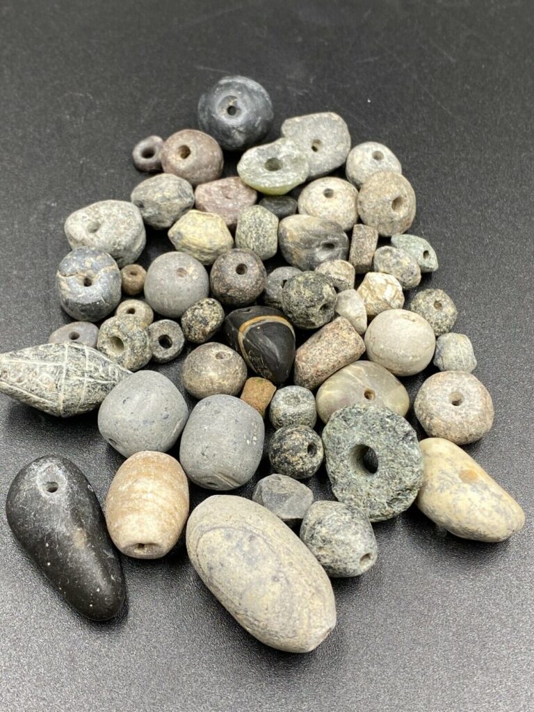 Neolithic stone beads