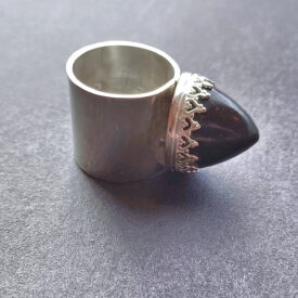 Conical cabochon ring