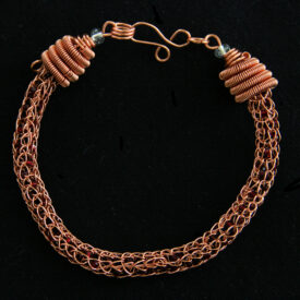 post_copper_red_bead_bracelet